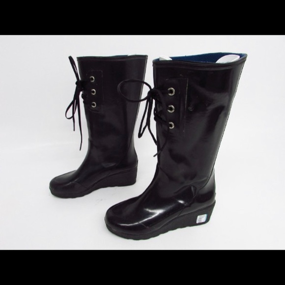 sperry wedge rain boots